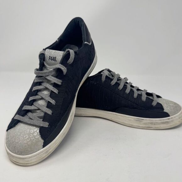 P448 | Animal Print Sneakers Classic Design Women’s Size 39 (8.5-9 US) - Picture 1 of 12